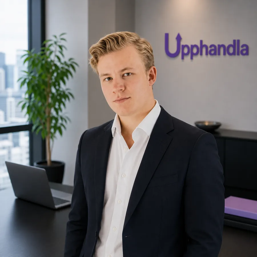 Jonathan Wallberg, affärsutvecklare och kundansvarig på Upphandla