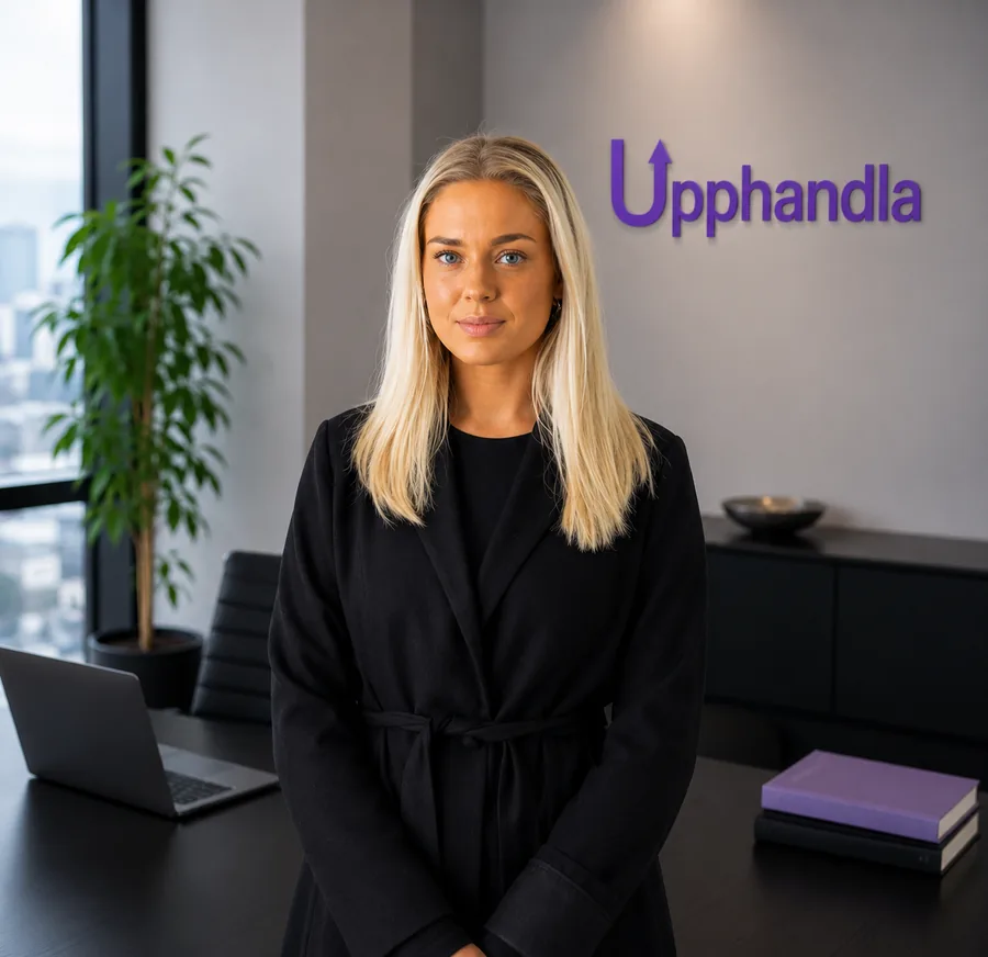 Lina Jentz, administration och kundstöd på Upphandla